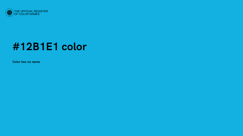 #12B1E1 color image
