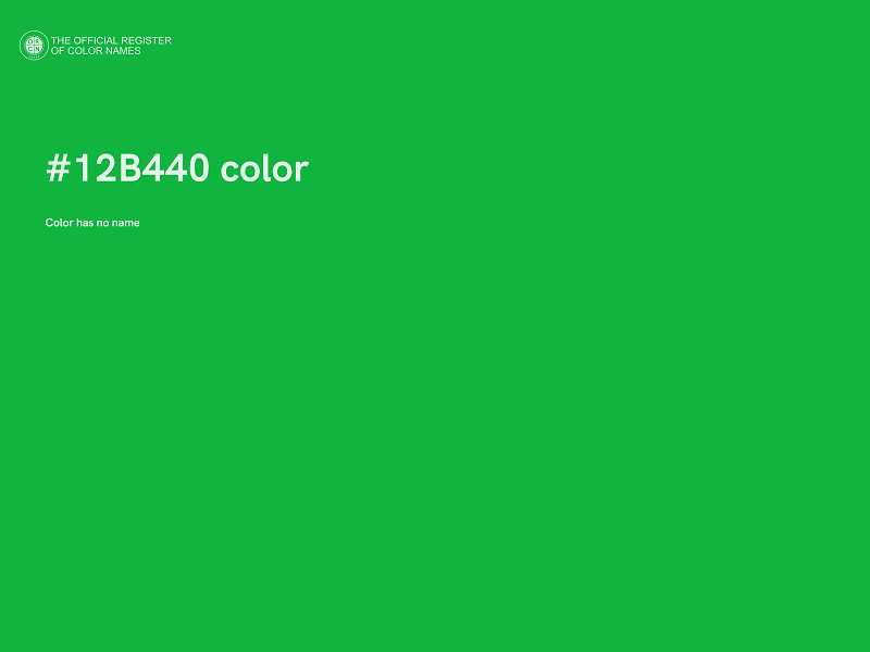#12B440 color image