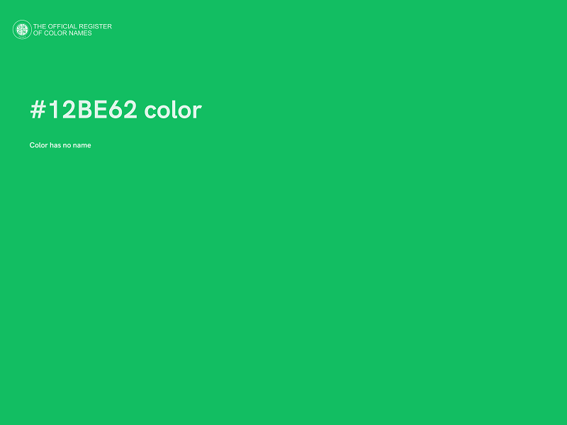 #12BE62 color image