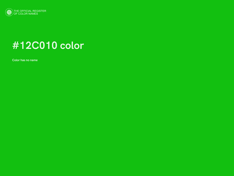 #12C010 color image