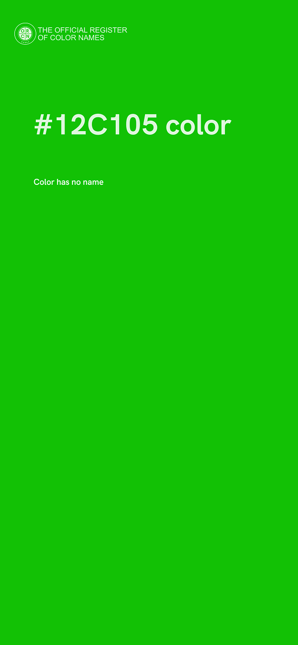 #12C105 color image