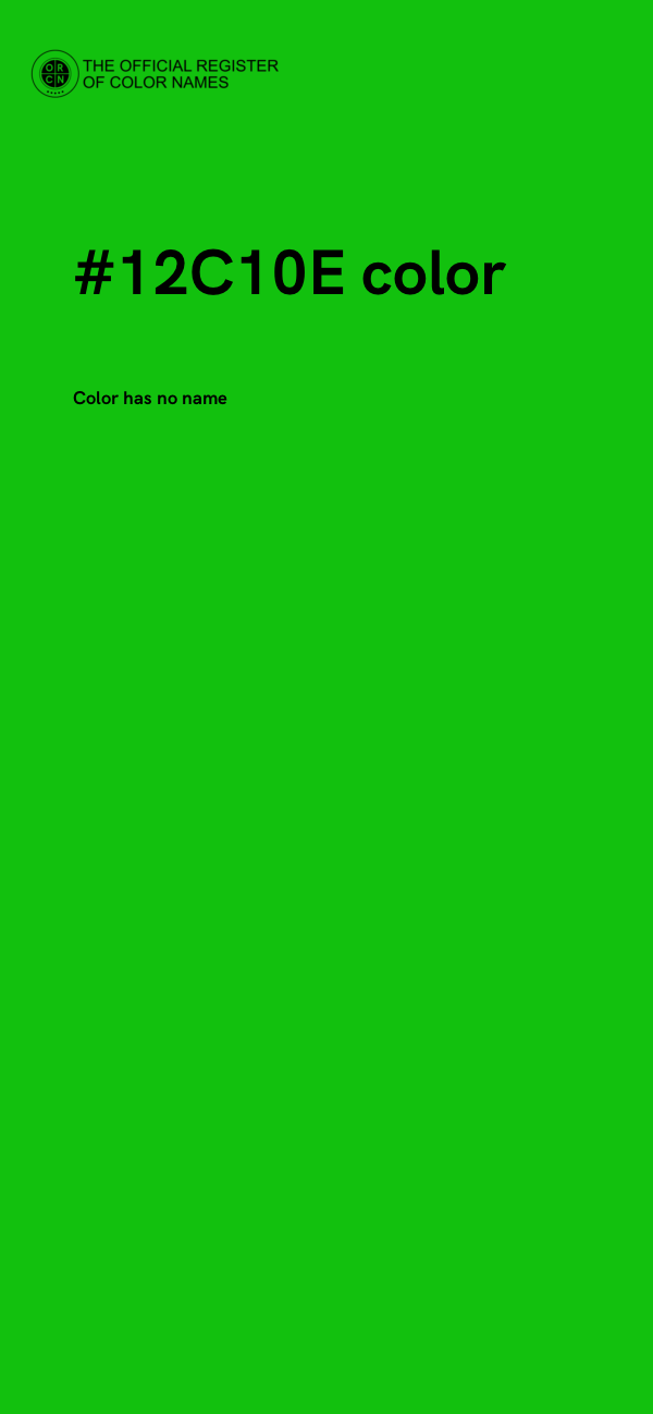 #12C10E color image
