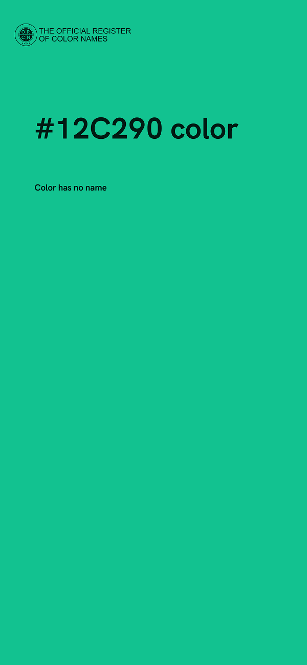 #12C290 color image