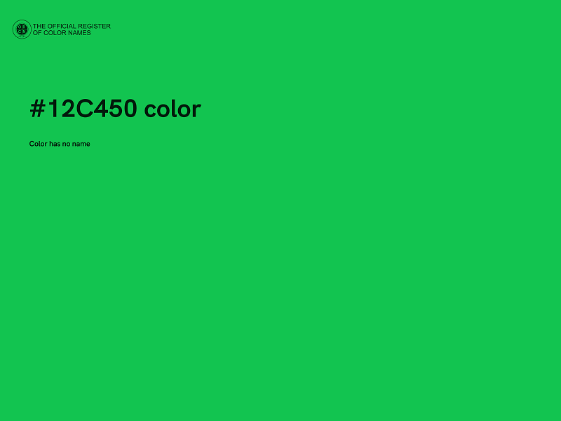 #12C450 color image