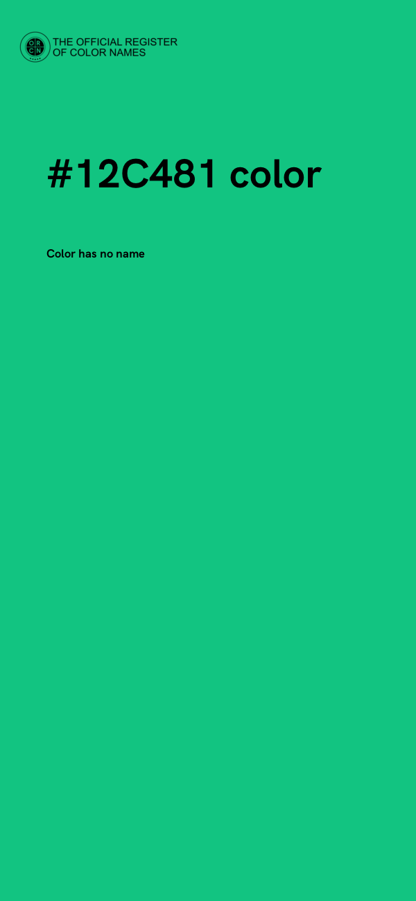 #12C481 color image