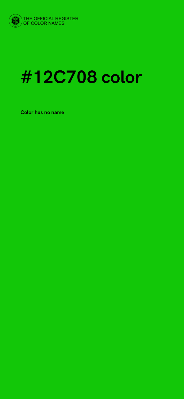 #12C708 color image