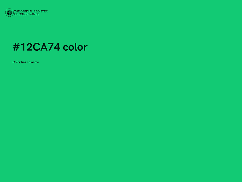 #12CA74 color image