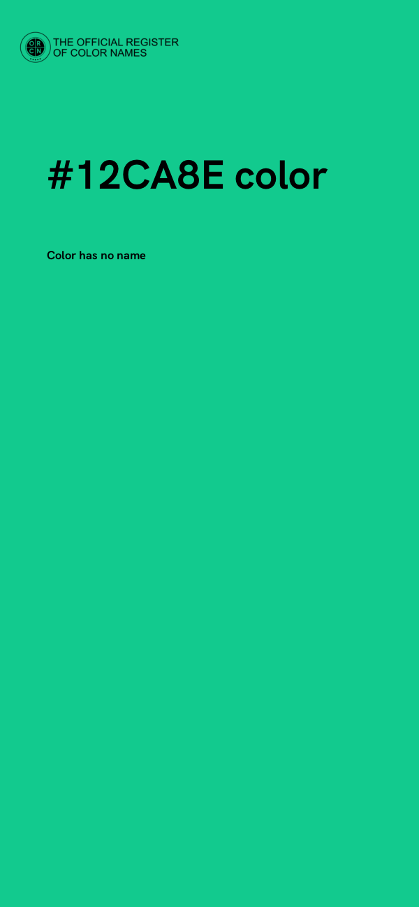 #12CA8E color image