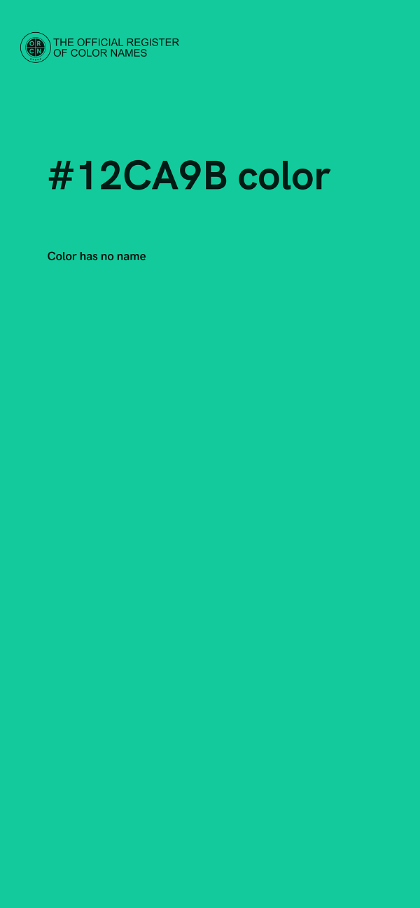 #12CA9B color image