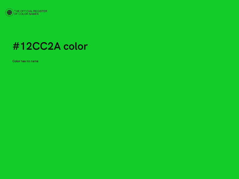 #12CC2A color image