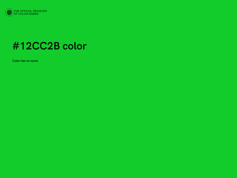 #12CC2B color image