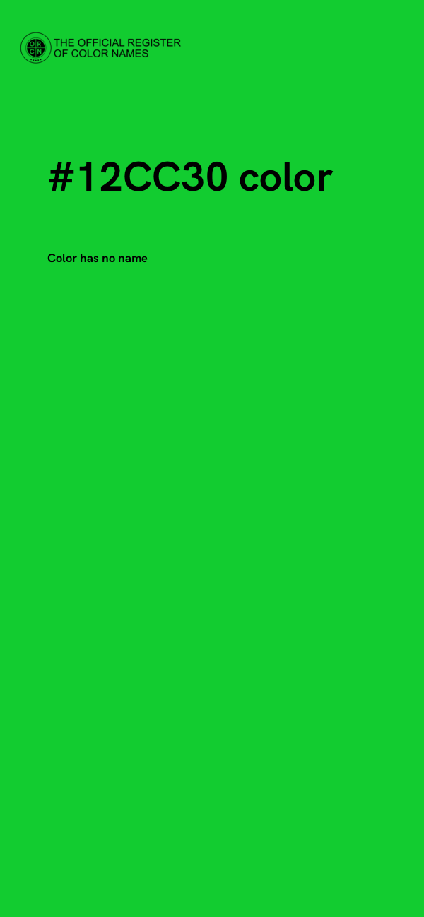 #12CC30 color image