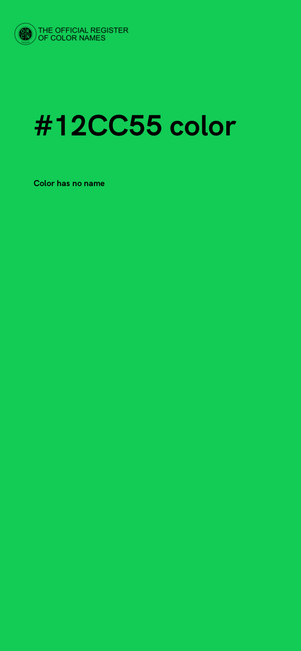 #12CC55 color image