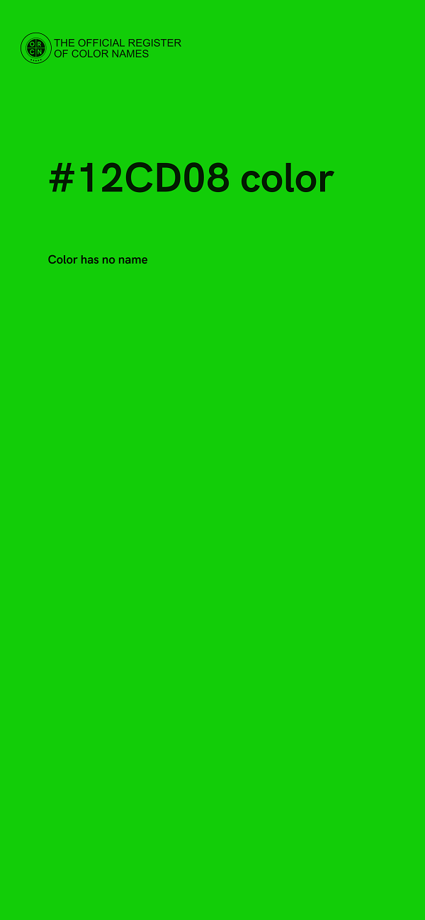 #12CD08 color image