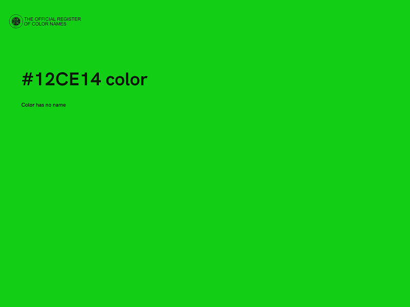 #12CE14 color image