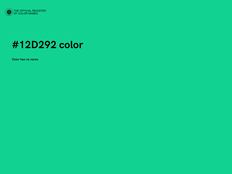 #12D292 color image