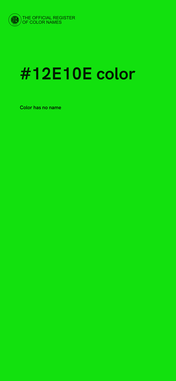 #12E10E color image