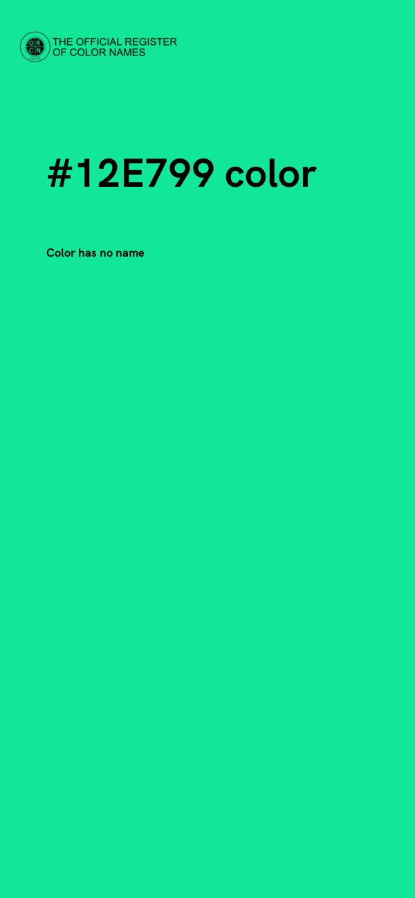 #12E799 color image