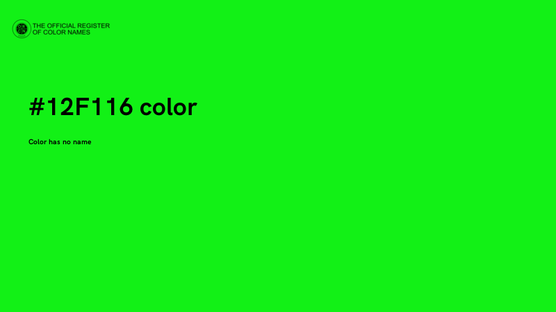 #12F116 color image