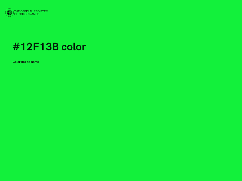 #12F13B color image