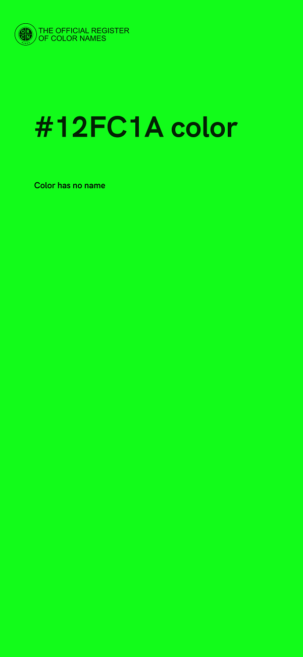 #12FC1A color image