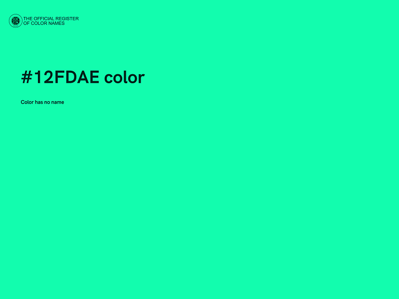 #12FDAE color image
