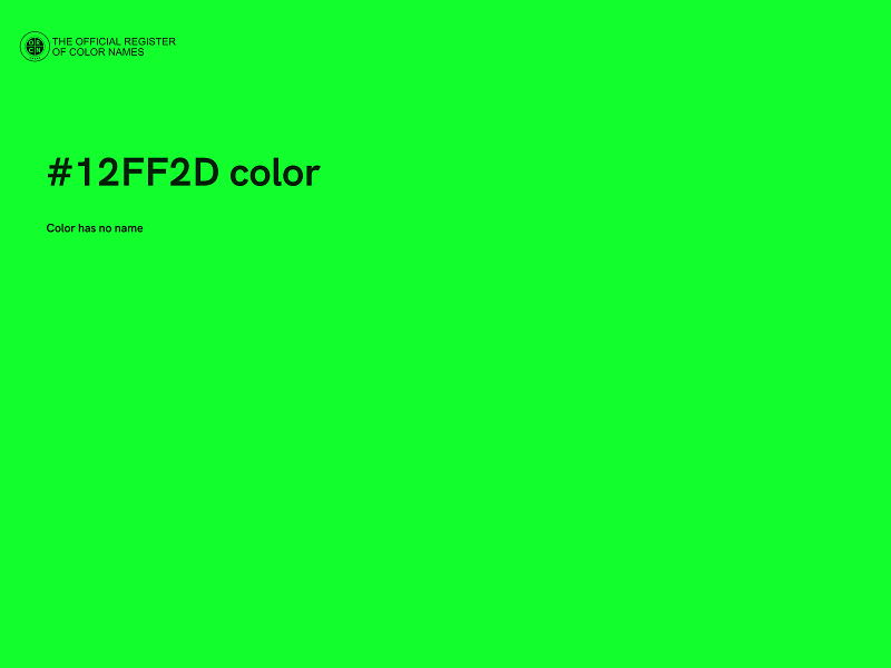 #12FF2D color image