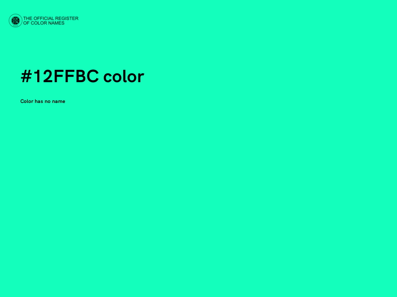 #12FFBC color image