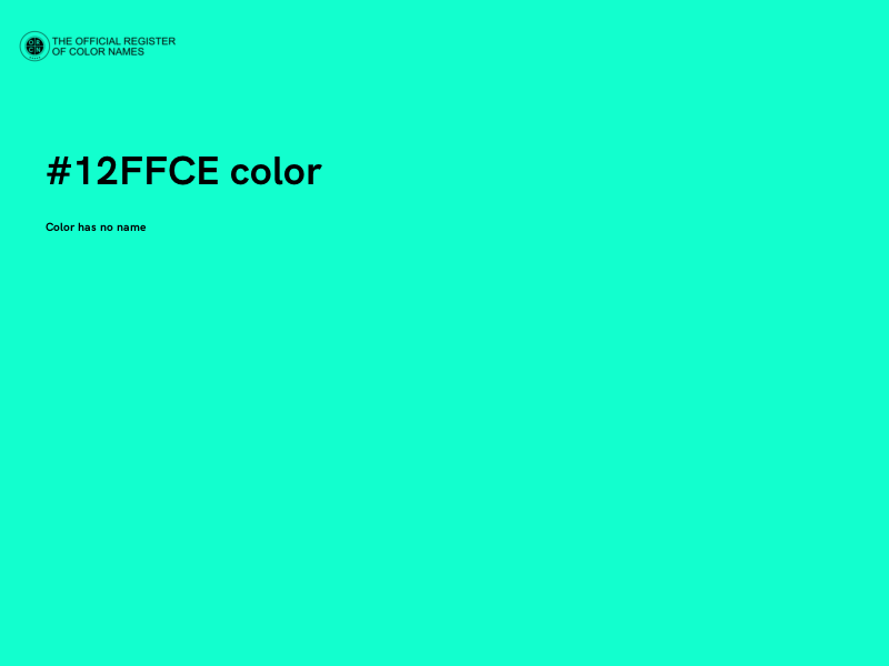 #12FFCE color image