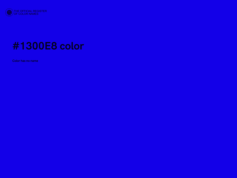 #1300E8 color image