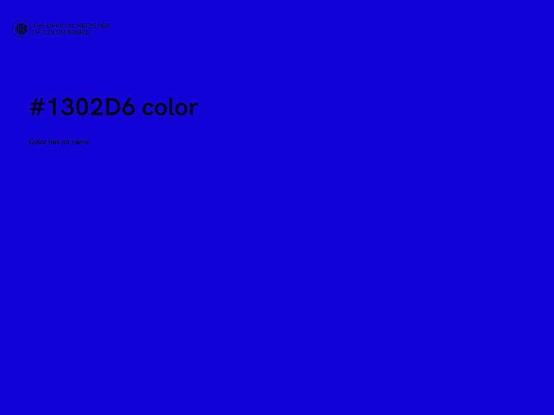 #1302D6 color image