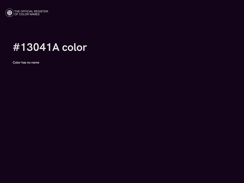 #13041A color image