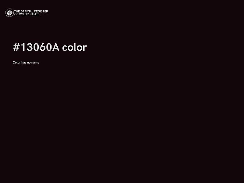 #13060A color image