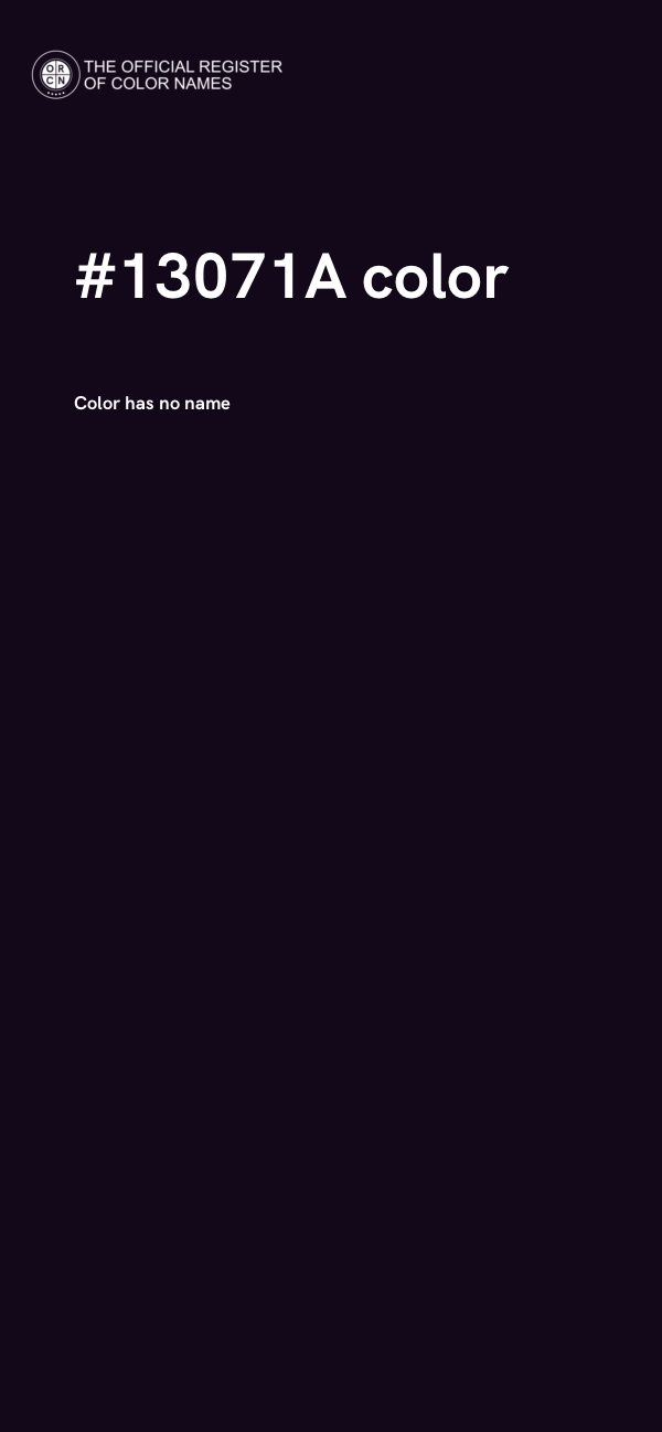 #13071A color image