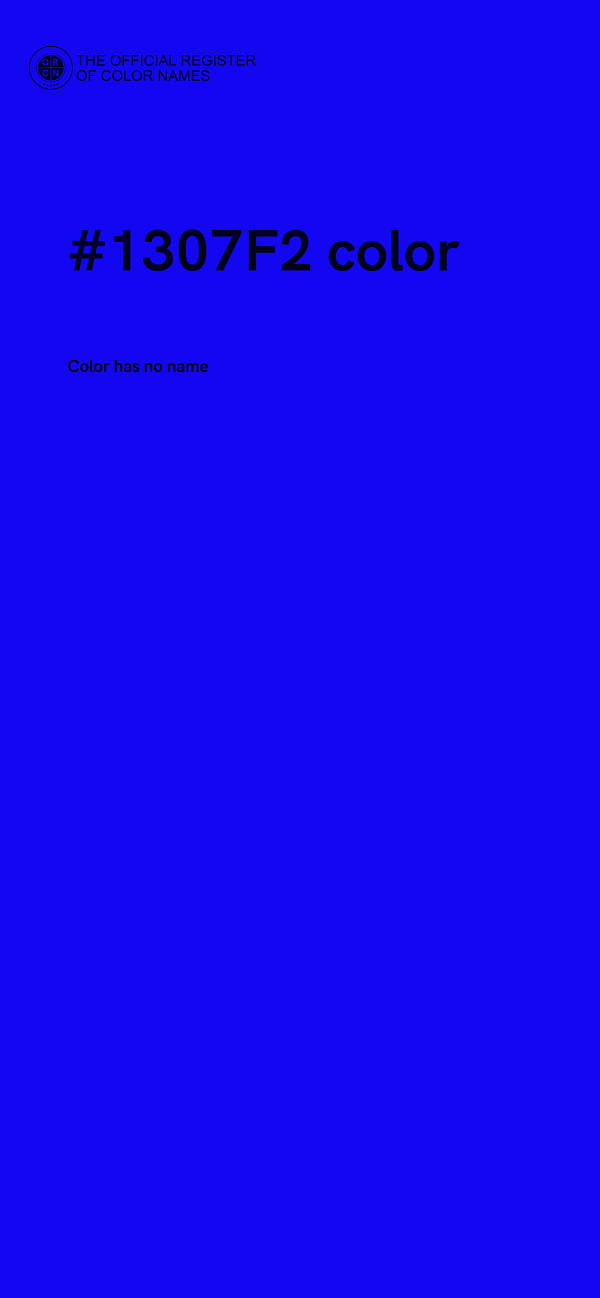 #1307F2 color image