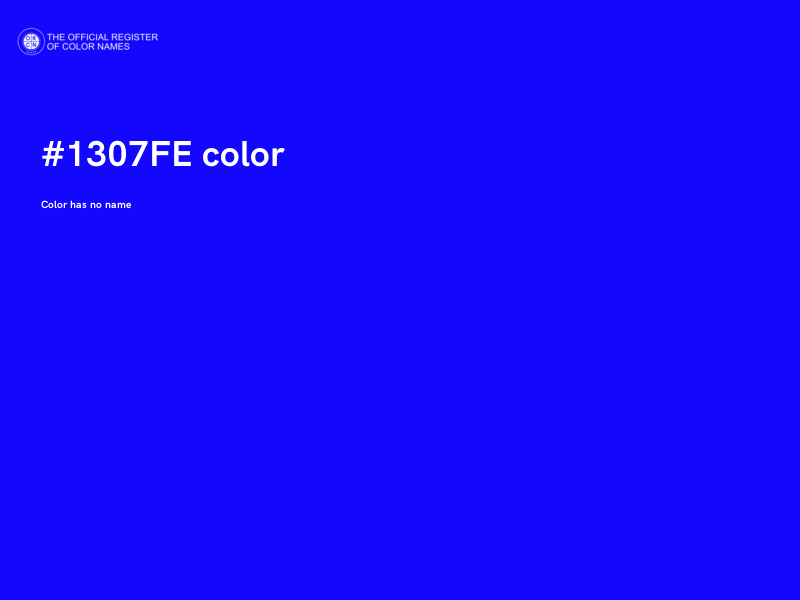 #1307FE color image