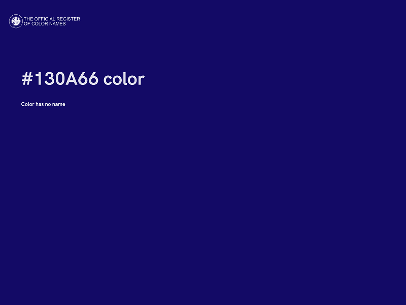 #130A66 color image