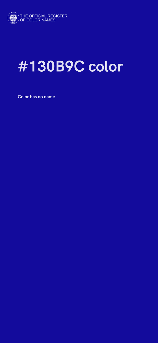 #130B9C color image