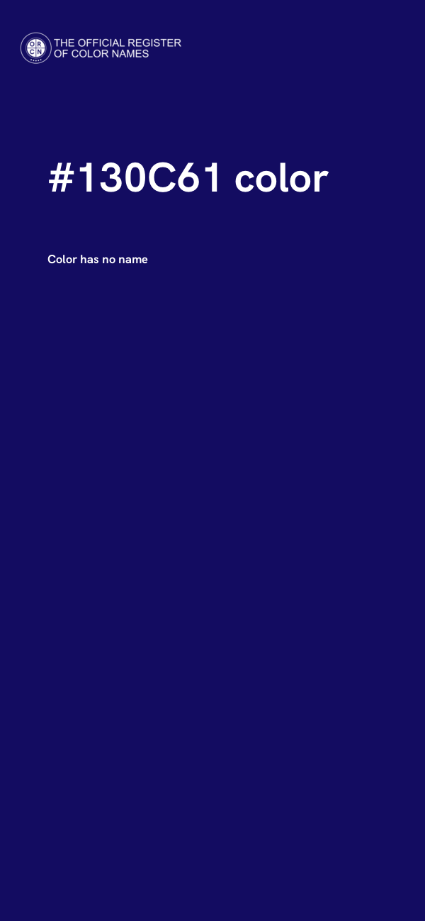 #130C61 color image