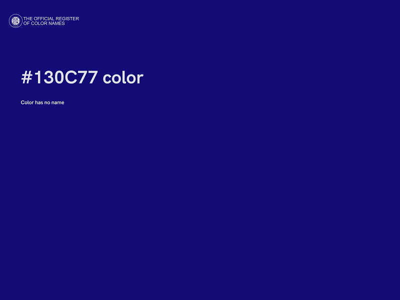 #130C77 color image