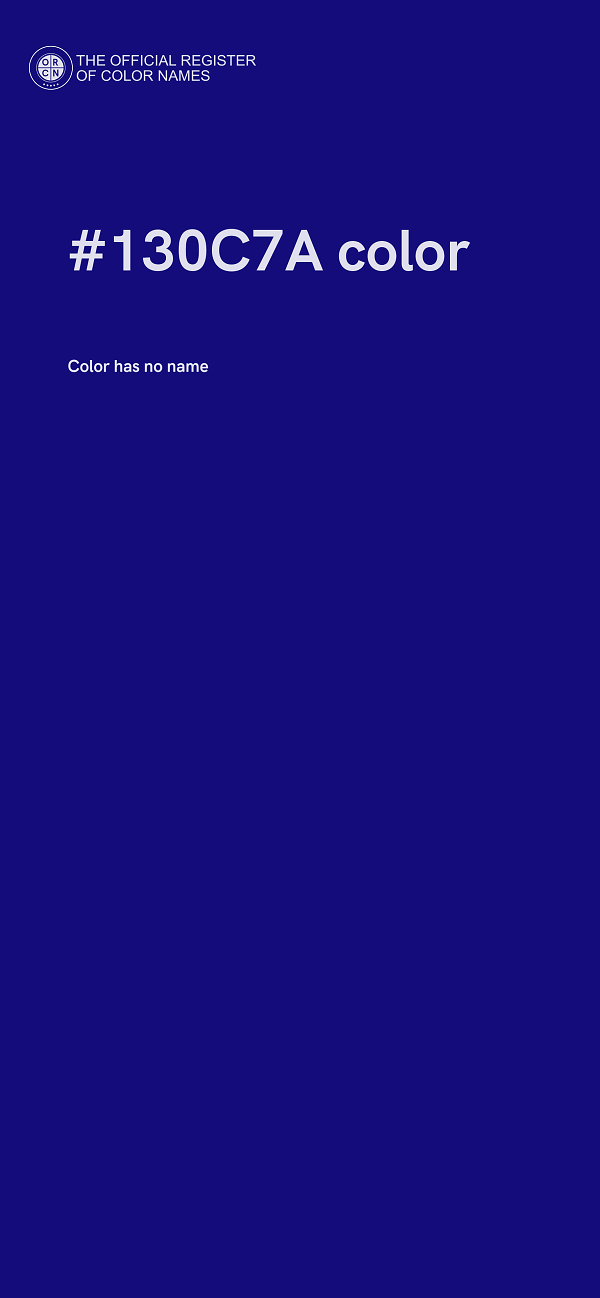 #130C7A color image