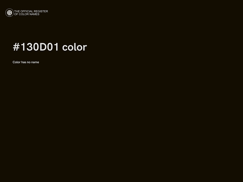 #130D01 color image