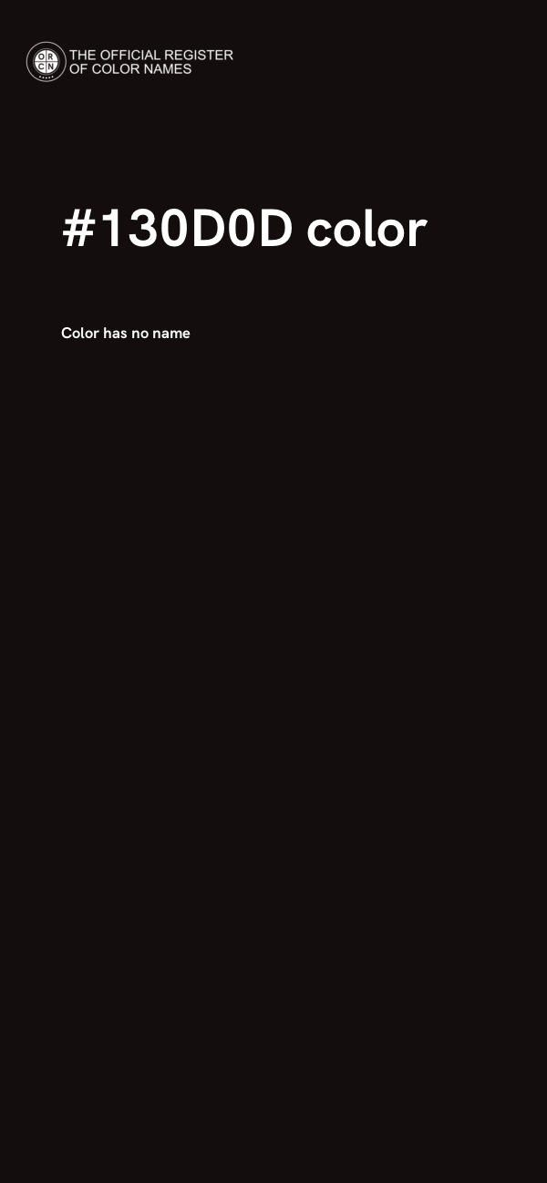 #130D0D color image