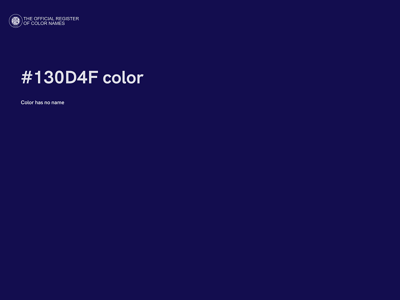 #130D4F color image