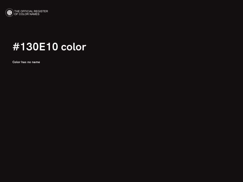 #130E10 color image