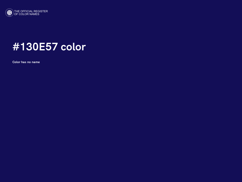 #130E57 color image