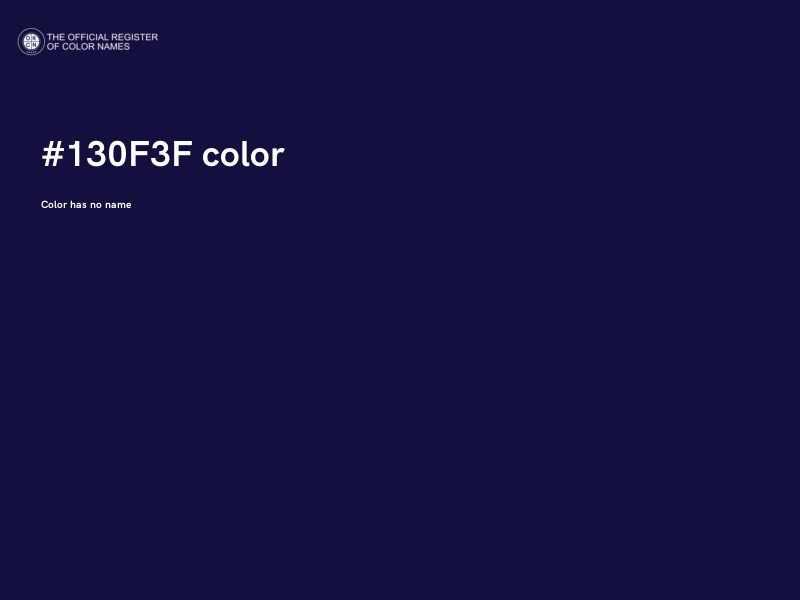 #130F3F color image