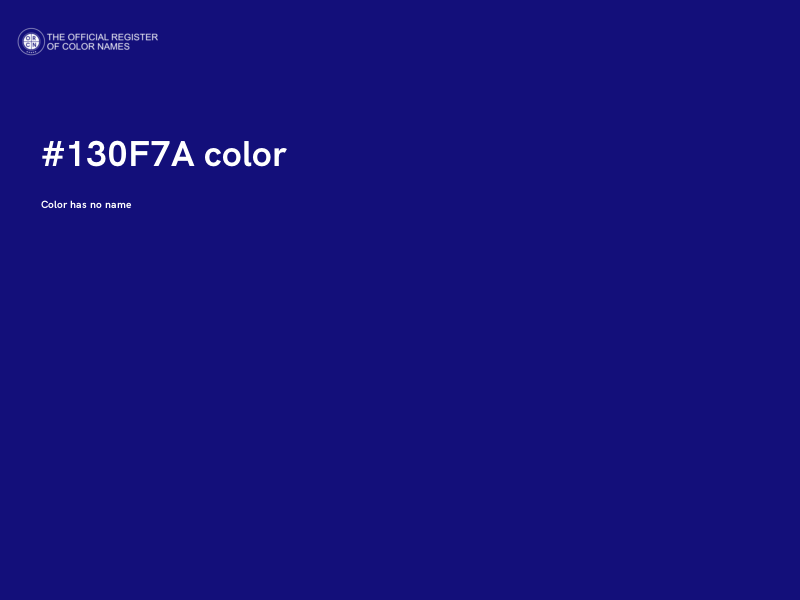 #130F7A color image