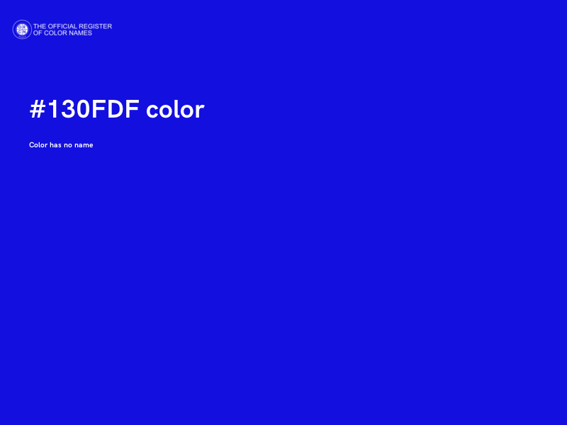 #130FDF color image