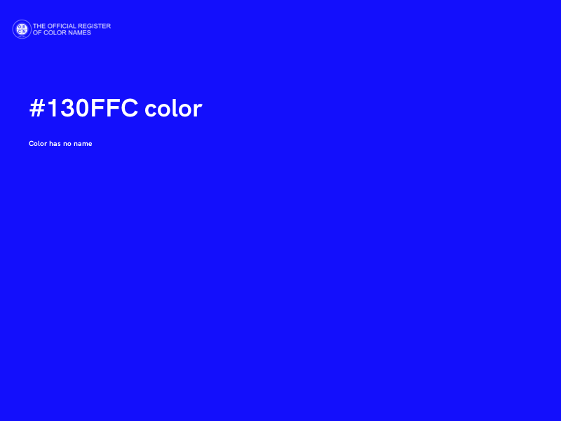 #130FFC color image